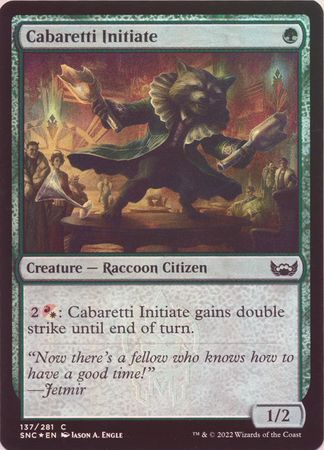 Cabaretti Initiate 137/281 - Foil Streets of New Capenna Foil Singles