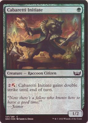 Cabaretti Initiate 137/281 - Foil Streets of New Capenna Foil Singles
