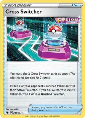 Cross Switcher - 230/264 - Uncommon Sword &amp; Shield: Fusion Strike Singles
