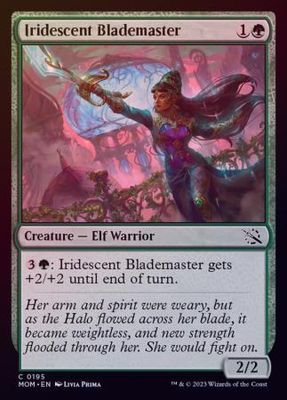 Iridescent Blademaster 0195 - Foil
March of the Machine Foil Singles