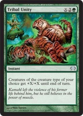 Tribal Unity
Planechase Singles