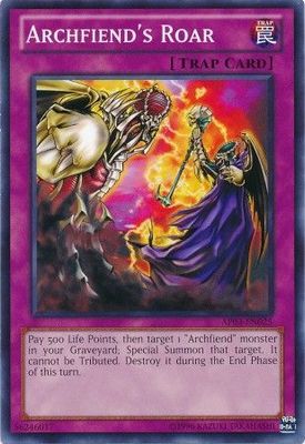 Archfiend&#39;s Roar - AP03-EN025 - Common Unlimited Astral Pack 3 AP03