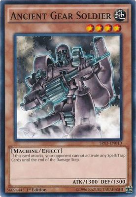 Ancient Gear Soldier - SR03-EN010 - Common 1st Edition Structure Deck: Machine Reactor 1st Edition Singles
