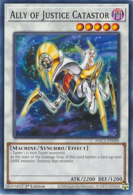 Ally of Justice Catastor - HAC1-EN090 - Common 1st Edition Hidden Arsenal: Chapter 1 1st Edition Singles
