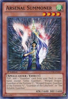 Arsenal Summoner - LCYW-EN247 - Common 1st Edition Legendary Collection 3: Yugi&#39;s World 1st Edition Singles