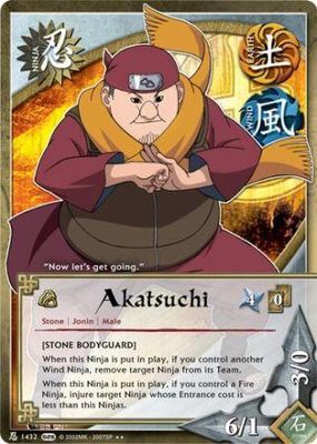Akatsuchi [Stone Bodyguard] - 1432 - Rare
Naruto: Kage Summit