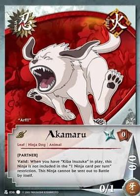 Akamaru - N-036 - Common
Naruto: The Path to Hokage