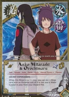 Anko Mitarashi &amp; Orochimaru - 762 - Uncommon
Naruto: Broken Promise