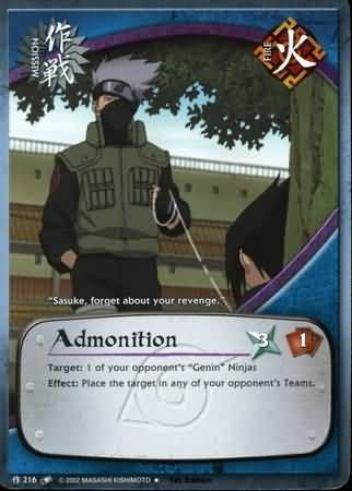 Admonition - M-216 - Uncommon
Naruto: Quest For Power