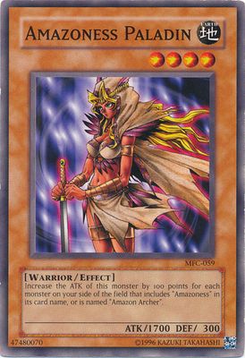 Amazoness Paladin - MFC-059 - Common Unlimited Magician&#39;s Force [MFC] Unlimited Singles