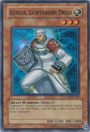 Aurkus, Lightsworn Druid - LODT-EN081 - Super Rare Unlimited
Light of Destruction [LODT] Unlimited Singles