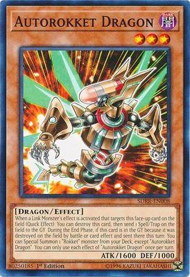 Autorokket Dragon - SDRR-EN008 - Common 1st Edition Rokket Revolt Singles (espanol)