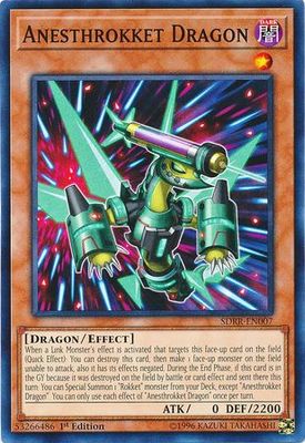 Anesthrokket Dragon - SDRR-EN007 - Common 1st Edition Rokket Revolt Singles