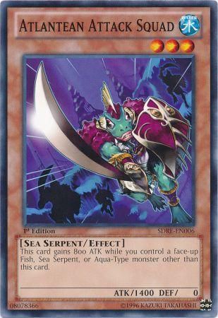 Atlantean Attack Squad - SDRE-EN006 - Common 1st Edition Structure Deck: Realm of the Sea Emperor 1st Edition Singles