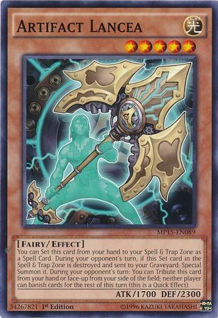 Artifact Lancea - MP15-EN089 - Common 1st Edition
Yu-Gi-Oh! 2015 Mega-Tins [MP15]
