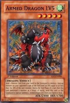 Armed Dragon LV5 - SD1-EN006 - Common 1st Edition Structure Deck: Dragon&#39;s Roar [SD1] 1st Edition Singles