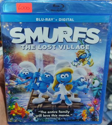 TS Smurfs The Lost Village Blu Ray Original Nuevo Sellado Pitufos