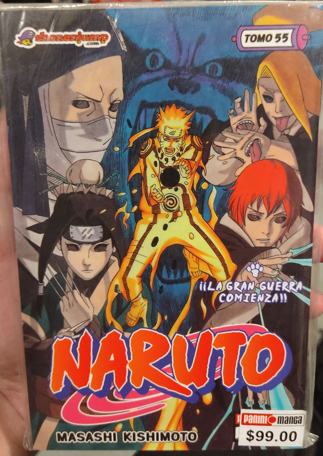 TS Naruto Manga Volumen 55 Español Panini