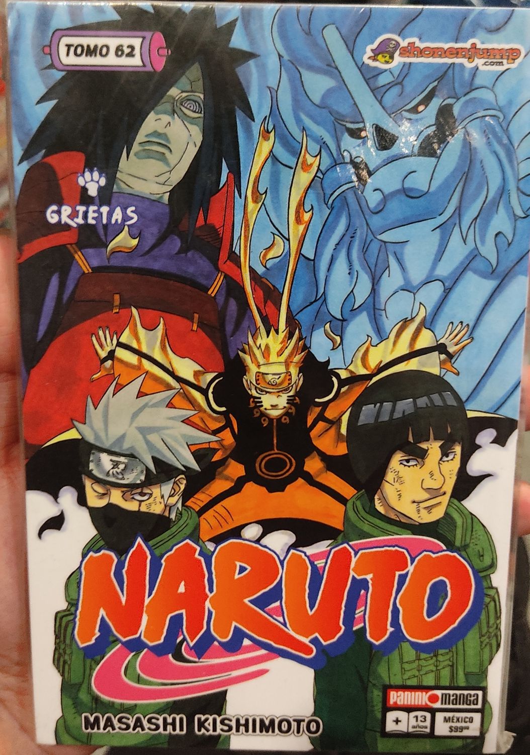 TS Naruto Manga Volumen 62 Español Panini