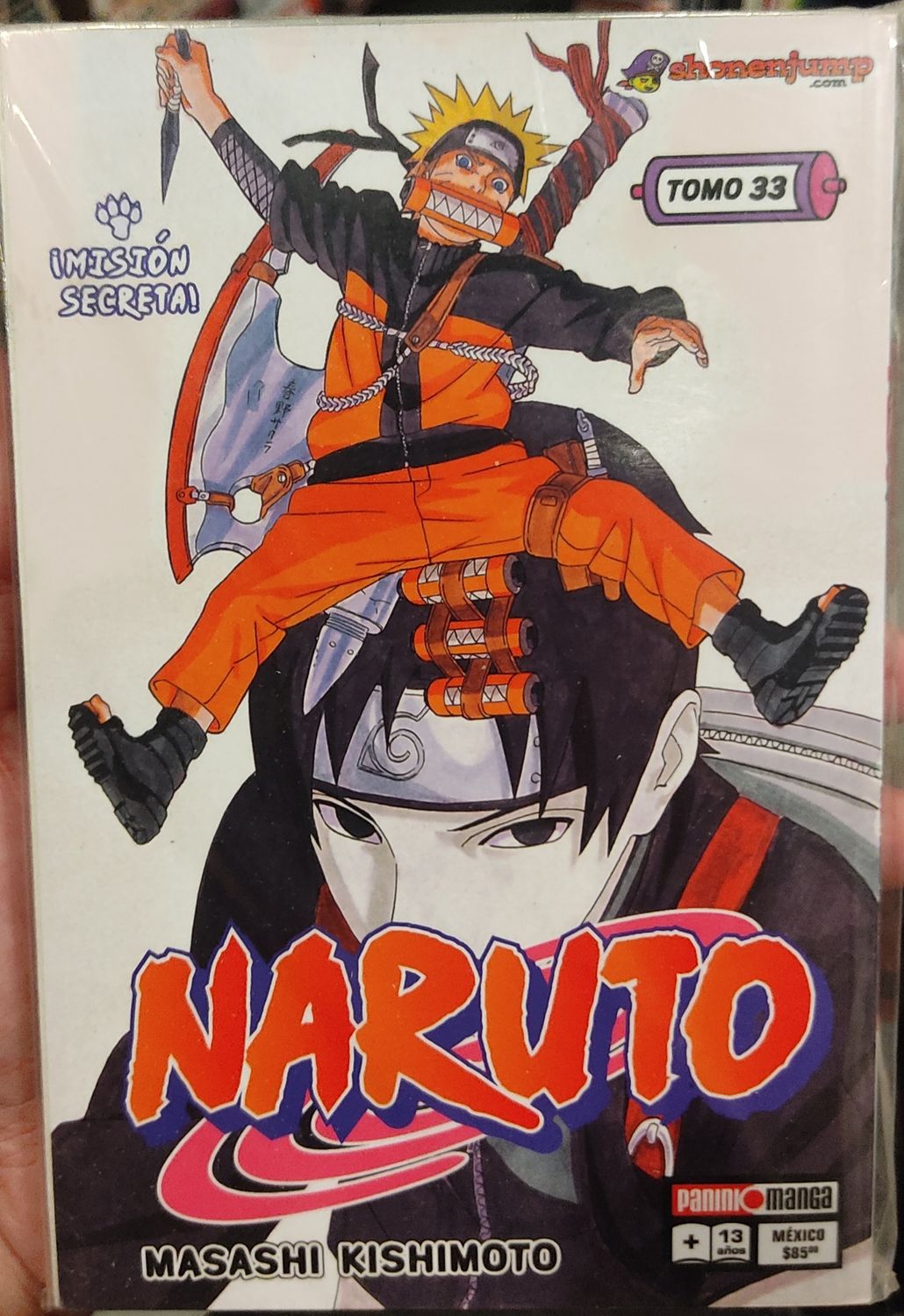 TS Naruto Manga Volumen 33 Español Panini
