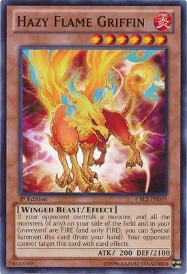Hazy Flame Griffin - CBLZ-EN029 - Common 1st EditionCosmo Blazer 1st Edition Singles