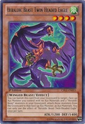Heraldic Beast Twin-Headed Eagle - CBLZ-EN015 - Rare 1st EditionCosmo Blazer 1st Edition Singles (Español)