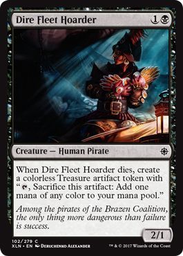 Dire Fleet Hoarder 102/279 Ixalan Singles(Español)