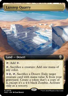 SJ Lazotep Quarry (Extended Art) - Commander: Modern Horizons 3 (M3C)
Commander: Modern Horizons 3