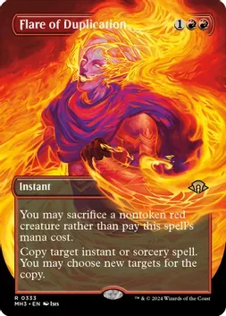SJ Flare of Duplication (Borderless) - Modern Horizons 3 (MH3)
Modern Horizons 3
