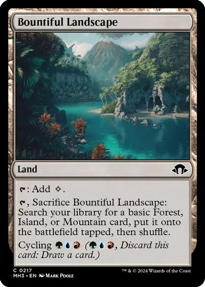 Bountiful Landscape - Modern Horizons 3 (MH3) Modern Horizons 3-Foil