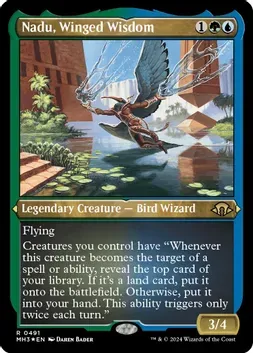 SJ Nadu, Winged Wisdom (Foil Etched) - Modern Horizons 3 (MH3)
Modern Horizons 3 Foil