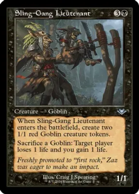 Sling-Gang Lieutenant (Retro Frame) - Modern Horizons (MH1) Modern Horizons Foil