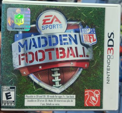TS Madden Football NFL Nintendo 3ds Usado Completo
