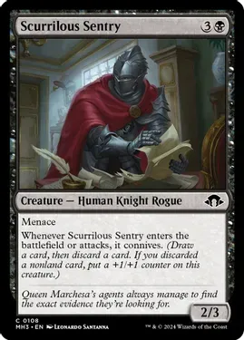 Scurrilous Sentry - Modern Horizons 3 (MH3) Modern Horizons 3 Foil