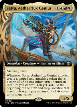 Satya, Aetherflux Genius (Extended Art) - Commander: Modern Horizons 3 (M3C)
Commander: Modern Horizons 3