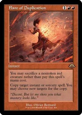 SJ Flare of Duplication (Retro Frame) - Modern Horizons 3 (MH3)
Modern Horizons 3