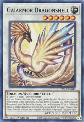 Gaiarmor Dragonshell - DAMA-EN042 - Common 1st Edition Dawn of Majesty 1st Edition Singles