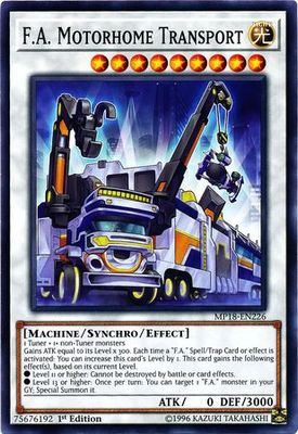F.A. Motorhome Transport - MP18-EN226 - Common 1st Edition 2018 Mega-Tins Singles