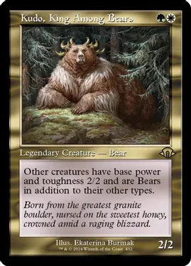 Kudo, King Among Bears (Retro Frame) - Modern Horizons 3 (MH3) Modern Horizons 3