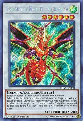 Dragunity Knight - Vajrayana - SHVA-EN050 - Secret Rare 1st Edition
Shadows in Valhalla 1st Edition Singles