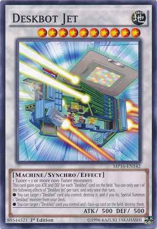 Deskbot Jet - MP16-EN142 - Common 1st Edition Yu-Gi-Oh! 2016 Mega-Tins 1st Edition Singles -español-