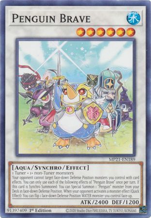 Penguin Brave - MP21-EN189 - Common 1st Edition 2021 Mega-Tin: Ancient Battles 1st Edition Singles