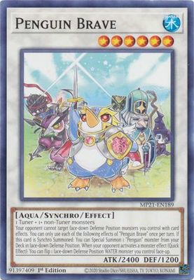 Penguin Brave - MP21-EN189 - Common 1st Edition 2021 Mega-Tin: Ancient Battles 1st Edition Singles
