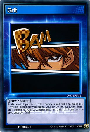 Grit - SS02-ENBS1 - Common 1st Edition
Speed Duel Starter Decks: Duelists of Tomorrow Singles