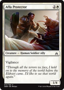 Affa Protector 014/184 - Oath of the Gatewatch Singles