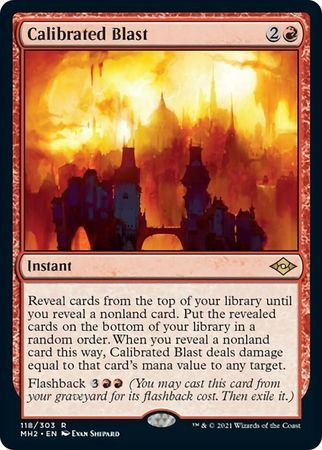 Calibrated Blast 118/303 Modern Horizons 2 Singles