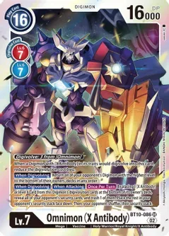 SJ Omnimon (X Antibody) - Xros Encounter (BT10)
Xros Encounter Foil