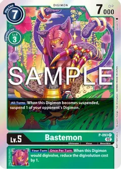 SJ Bastemon - P-093 (3rd Anniversary Update Pack) - Digimon Promotion Cards (D-PR)
Digimon Promotion Cards Foil