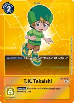 T.K. Takaishi (Alternate Art) - Starter Deck 12: Jesmon (ST-12)
Starter Deck 12: Jesmon Foil