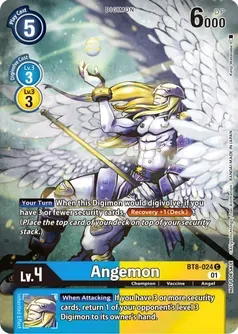 Angemon (Official Tournament Pack Vol.9) - New Awakening (BT08)
New Awakening Foil